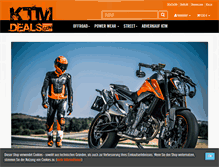 Tablet Screenshot of ktm-deals.com